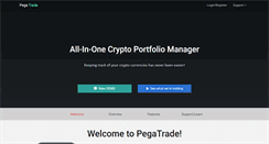 Desktop Screenshot of pegatrade.com